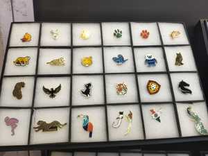 Badges pour enfants, ensemble de pin's en émail personnalisés, badges métalliques de collection, motifs variés d'animaux sauvages, collection cadeau - Product Image 6