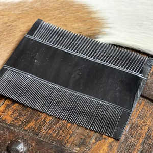 Peigne en corne de buffle unique pour cheveux, peigne en corne naturelle, artisanat indien, prix bas - Product Image 1