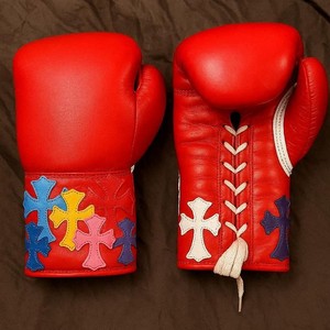 Manufacturer New Design Custom Made <b>Red</b> Boxing Gloves Lace-up Custom Competition Gloves For Adults Training & Sparring - Product Image 2