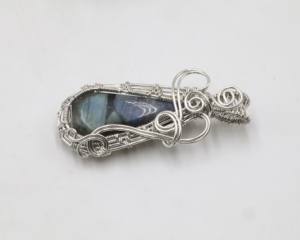 Colgante de Ametrina con Alambre de Cobre, Tamaño Libre, Gema de Ametrina Natural, Joyería Hecha a Mano - Product Image 5