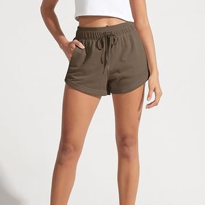 Sudadera Deportiva para Mujer, Personalizable con Logotipo, Transpirable, de Secado Rápido, Cintura Media, para Verano, Running, Gimnasio, Color Beige, Felpa, 100% Algodón, Estilo Urbano - Product Image 4