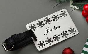 Étiquette de bagage de Noël personnalisable - Product Image 1