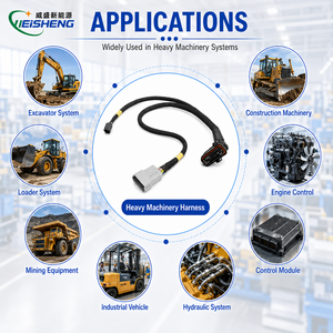 Harness Kabel Tugas Berat Khusus untuk Sistem Relay Catu Daya Mesin OEM - Product Image 2