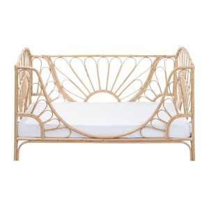 Lit de sol en rotin motif soleil à prix abordable, mobilier pour tout-petits, chambre d'enfant, chambre de bébé, haute qualité, vente directe d'usine en gros - Product Image 1