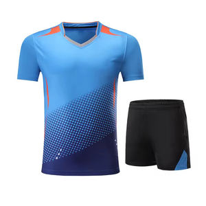 Uniforme de Ping Pong Unisex de Manga Corta Cómodo, Suministro Directo de Fábrica, Nuevo Estilo, Transpirable, Antibacterial, de Secado Rápido, en Stock - Product Image 1