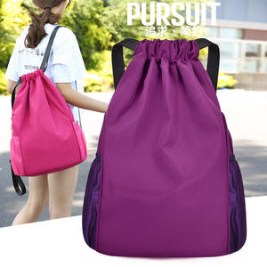 Premium <b>Drawstring</b> Sports <b>Backpack</b> with Side Mesh Pockets Large Capacity Cinch Bag for Gym Training and Athletics - Product Image 5