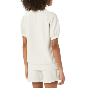 Ensemble décontracté d'été 2 pièces pour femme, 100 % coton, style vintage, t-shirt à manches courtes et short assorti, personnalisable 2026 - Product Image 4