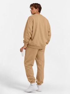 Unisex Casual Sweatsuit 2 Piece <b>Matching</b> <b>Set</b> Premium Crewneck Sweatshirt <b>Jogger</b> Pants Relaxed Everyday Comfort Wear - Product Image 3