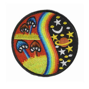 High Quality Lightweight PVC <b>Embroidery</b> Patch Iron-On Custom Logo Badge for Jeans Jackets Clothing Fashion Accessories Creative - Product Image 5