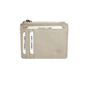 Tarjetero de Cuero con Protección RFID, Monedero con Cremallera, Cartera de Bolsillo Ligera con Forro de PVC, Moderna para Viajes y Negocios, Venta al por Mayor 2026 - Product Image 1