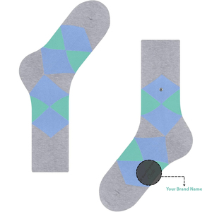 Calcetines de Moda de Invierno con Diseño Negro Estampado Personalizado, Calcetines de Algodón y Poliéster Casuales para Hombre de Alta Calidad - Product Image 2