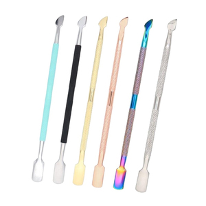 Empujador de Cutículas y Limpiador de Uñas de Acero Inoxidable para Manicura y Pedicura Profesional, Herramienta para el Cuidado de las Uñas para Uso en Salón y en Casa - Product Image 3