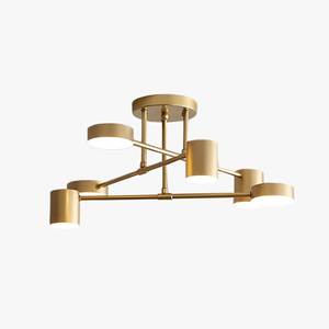 Lámpara de Techo Moderna de Latón, Iluminación Decorativa de Lujo para el Hogar, Lámpara de Techo de Latón Antigua, Lámpara de Techo Colgante de Estilo Vintage - Product Image 3