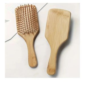 Peigne à cheveux en bambou fait main du Vietnam, outil de coiffage écologique pour le voyage et les packs de vente au détail - Product Image 6