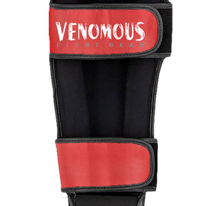 Espinilleras Venomous Viper de Color Personalizado, de Cuero, para MMA, Muay Thai, Kickboxing, Protección Profesional, Ligeras y Ajustables - Product Image 5