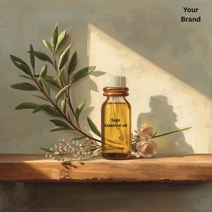 ODM OEM Of Natural Sage <b>Essential</b> <b>Oil</b> for Skin, Hair, Perfume Fragrance & Candle Making in Wholesale Price Bulk - Product Image 3