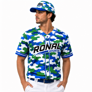 Maillot de baseball personnalisé à boutons, uniformes de baseball d'équipe, broderie de haute qualité, maillot de softball imprimé pour hommes et jeunes - Product Image 3
