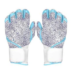 Gants de frappe en cuir bicolores personnalisables pour le baseball – Durables et écologiques pour les équipements de sport et les détaillants de matériel sportif - Product Image 3