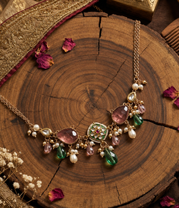 Ensemble collier ras-du-cou et boucles d'oreilles pour soirée, plaqué or, zircon, alliage de cuivre, tendance, cadeau de fiançailles, bijoux pour femme, collier de mariage - Product Image 5