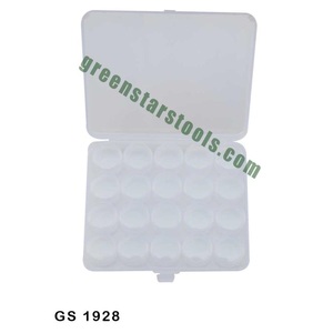 Caja de Almacenamiento de Plástico Transparente, Contenedores Redondos Organizadores para Joyería, Herramientas, Cuentas y Piezas | N.° de artículo GS-1928 - Product Image 1