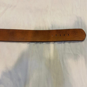 Fábrica al por mayor Vintage cuero de vaca genuino Pin hebilla hombres Casual vestido cinturón OEM personalizado hombres accesorios y cinturones - Product Image 6