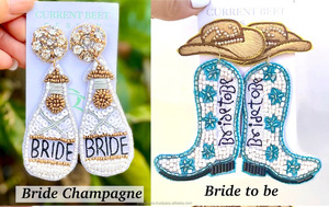 Pendientes de Bohemia con Cuentas de Semillas y Diseño Floral, Tamaño Personalizado, para Novia, Regalo de Moda para Fiesta de Bodas - Product Image 3