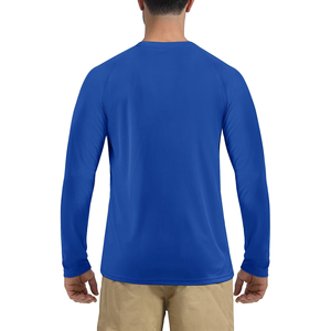 Camiseta Deportiva de Manga Larga para Hombre, Protección UV, Ecológica, Transpirable, Antibacteriana, Elástica, de Spandex/Poliéster, que Absorbe la Humedad - Product Image 5