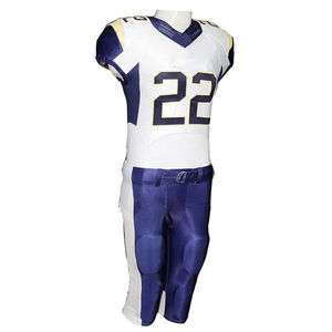 Uniforme de Fútbol Americano Personalizado de Alta Calidad con Estampado Digital, Transpirable, de Manga Corta y Bordado - Product Image 4