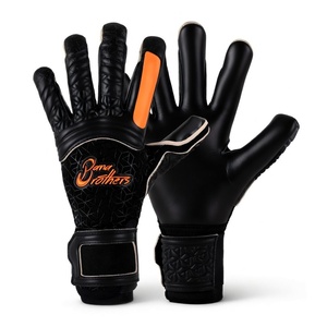 Gants de gardien de but de football professionnels pour adultes et enfants, rouge et noir, antidérapants et respirants - Product Image 4