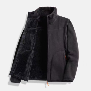 High Quality Polar <b>Coral</b> Fleece <b>Jacket</b> Custom Full Zip up Heavy Winter <b>Jackets</b> - Product Image 4