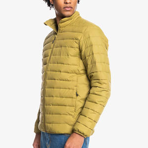 <b>Men's</b> Hooded Bubble <b>Jacket</b> Waterproof Breathable Quick-Dry 100% Polyester Casual Full-Zip Winter Outerwear - Product Image 2