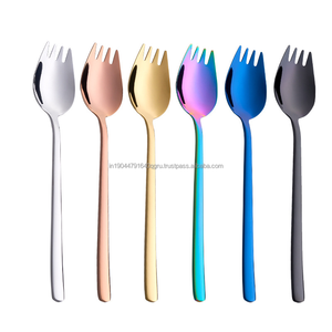 Bulk Price Metal 304 spoon and <b>fork</b> in one dual-use spork Customization Available - Product Image 1