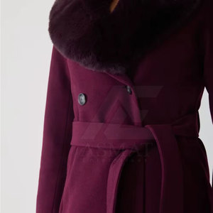Manteau long élégant et décontracté pour femme en mélange de laine, chaud et idéal pour l'hiver, style professionnel et quotidien - Product Image 4
