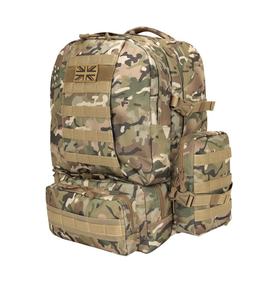 กระเป๋ากันน้ำสำหรับเดินป่าตั้งแคมป์เดินป่ายุทธวิธี50ltr เดินป่าปีนเขา - Product Image 5