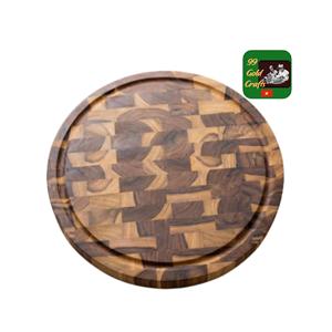 PRECIO ECONÓMICO: Tabla de cortar grande rectangular de madera de teca y acacia con veta de extremo para verduras y carne - Product Image 2