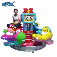Offre Spéciale 4 sièges électrique Mini Kids Ride Avion Fun Flight Kiddie Ride
