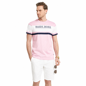 Camisetas de Verano para Hombre de Alta Calidad, Personalizadas, 100% Algodón Jersey, Diseño Sólido Informal, Tela Suave, Transpirable y Elegante - Product Image 2