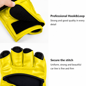 Guantes de Boxeo Profesionales MMA MANGOES FASHION, Cuero Sintético Transpirable, Impermeables, Anti-UV, Muñequera Ajustable - Product Image 4