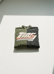 Men's Color Block <b>Racer</b> <b>Jacket</b> With Custom Logo Print Zip Fly Stand Collar Water Resistant Polyester Outerwear - Product Image 2