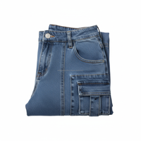 Pantalons baggy pour femmes, taille haute, multi-poches, respirants, sur mesure, OEM, vente en gros