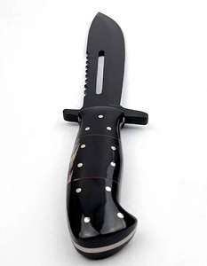 Herramienta Artesanal para Exteriores con Recubrimiento Negro y Mango de Madera Oscura, Pieza Decorativa Ejecutiva - Product Image 3