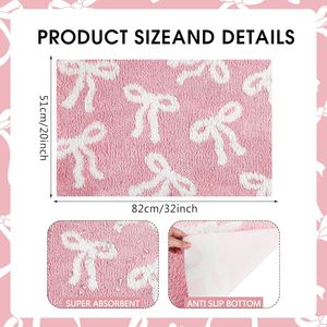 Tappetino da Bagno Coquette 20 X 32 Pollici, Antiscivolo e Assorbente, Grazioso Tappeto per Bagno, Doccia, Camera da Letto, Cucina, Uso Domestico - Product Image 3