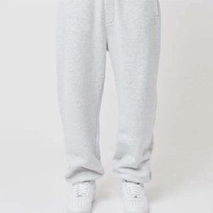 กางเกงวอร์มขาบานทรงลำลองคุณภาพสูงสำหรับผู้ชาย แต่งผ้าแบบแพทช์เวิร์ค เอวยางยืด กางเกงวอร์มขาบานทรงสแต็คสำหรับผู้ชาย - Product Image 6