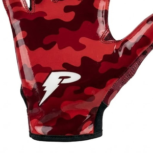 ถุงมือรับบอลอเมริกันฟุตบอลรุ่นใหม่ Perx4sale สำหรับผู้ชาย พร้อมฝ่ามือเหนียวพิเศษ ปิดด้วยแถบตีนตุ๊กแก ดีไซน์ลายพรางประดับเพชร - Product Image 6