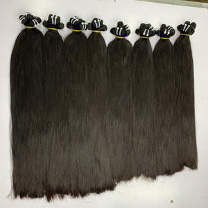 โรงงานผลิตผมต่อตรงแบบขายส่ง ผมตรงธรรมชาติ เรียงเกล็ดผมอย่างดี  แบบเย็บสองชั้นด้วยเครื่องจักร - Product Image 3