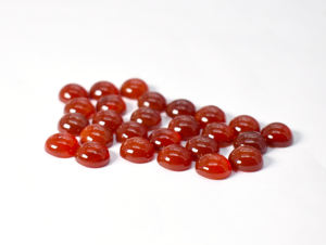 Granate Hessonita Natural, Cabujón Redondo, Base Plana, Calibrado, Lote de Gemas al por Mayor Disponible, 10 mm, Gema Suelta para Joyería - Product Image 4