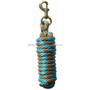 Corde de trelage en alliage pour chevaux avec crochet, fournitures équestres, équipement de bridage renforcé résistant à l'usure, produits équestres - Product Image 6