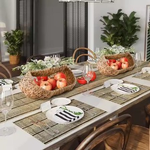 ตะกร้าทรงกลม/สี่เหลี่ยม/สี่เหลี่ยมจัตุรัส เป็นมิตรกับสิ่งแวดล้อม ผลิตจากหญ้าทะเล ยืดหยุ่นได้ ผลิตในเวียดนาม สีธรรมชาติ/สีตามสั่ง - Product Image 3