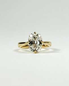 Luxury 1.00CT <b>Cushion</b> Old Mine Cut Diamond Solitaire <b>Ring</b> Lab Grown 10K Solid Gold IGI Certified Promise Gift For <b>Wedding</b> Party - Product Image 1