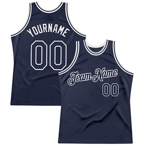 Maillot de basket-ball personnalisé sublimé bleu marine, nom de l'équipe, unisexe, maille respirante, vêtements pour toutes les saisons - Product Image 3